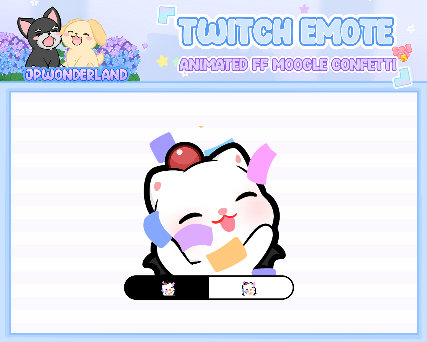 Animated Final Fantasy Twitch Cheer/Confetti Emotes / Twitch Overlay / Stream Emote / Discord Emotes