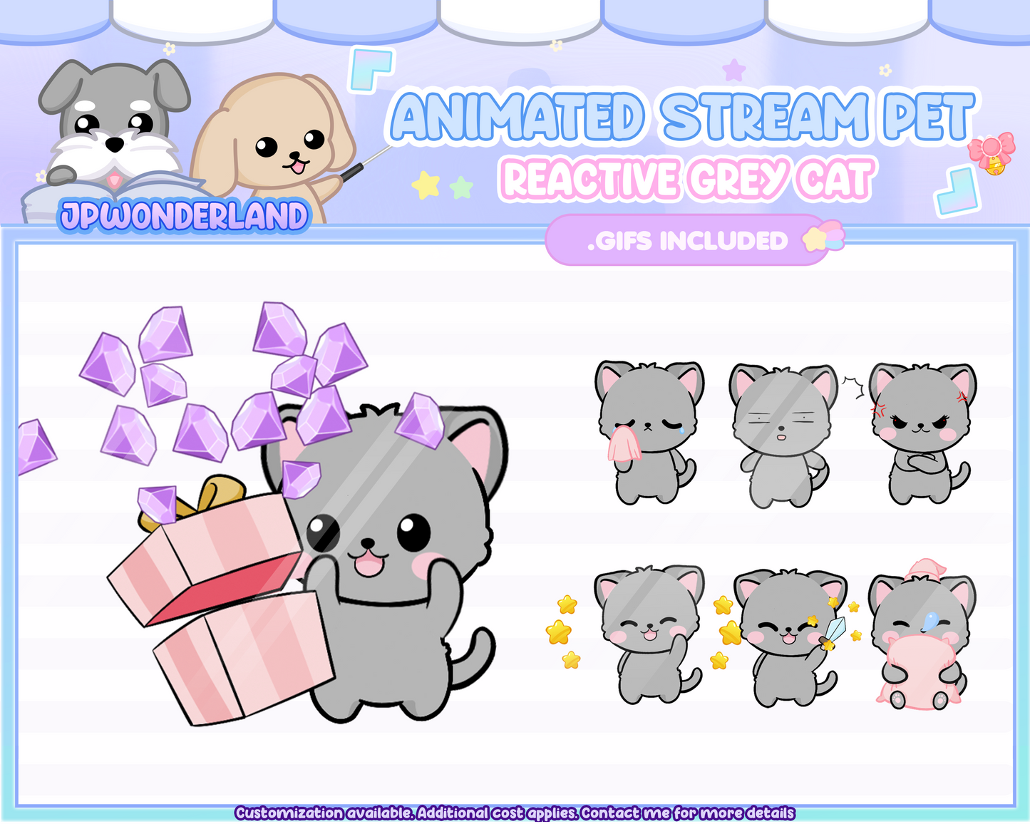 Cute Animated Cat Stream Pet