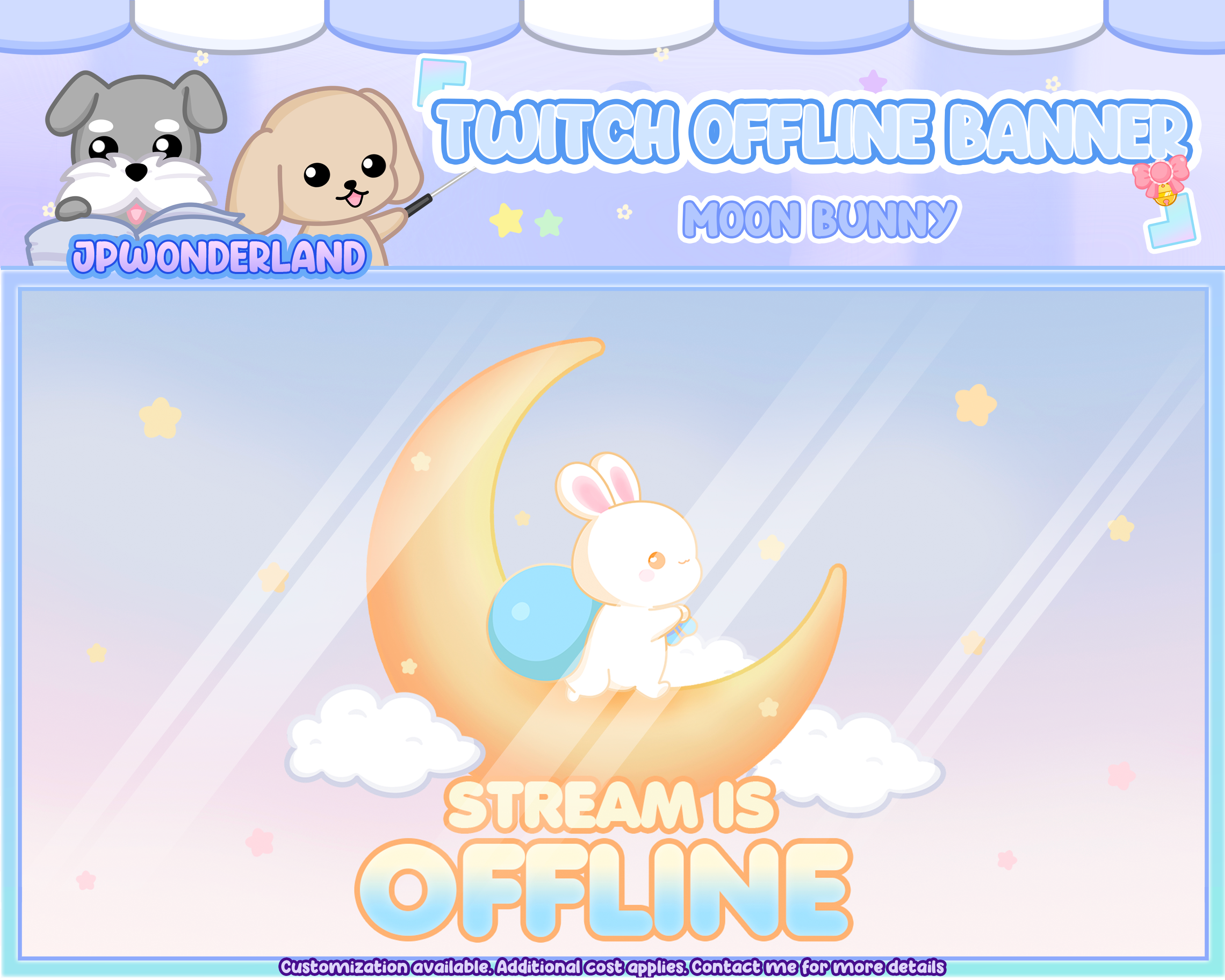 Bunny on the moon badges / Emotes / Stream Badges / Discord Emotes –  JPWonderland