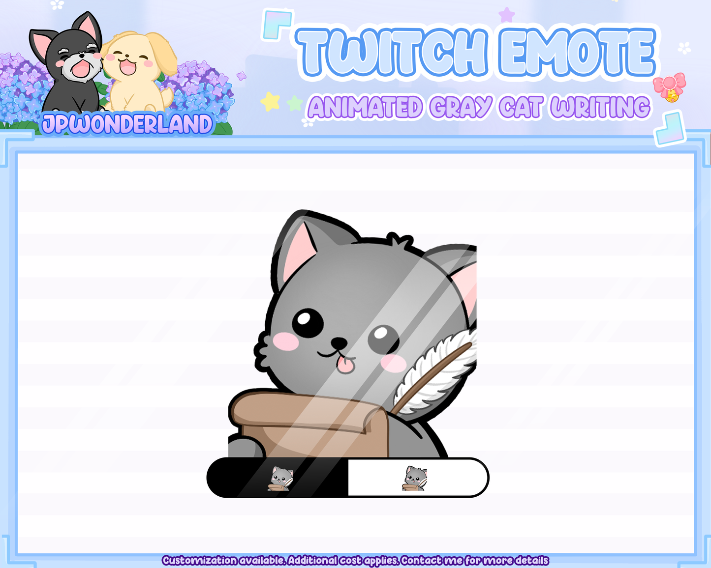 Animated Writing Emote for Twitch/Discord