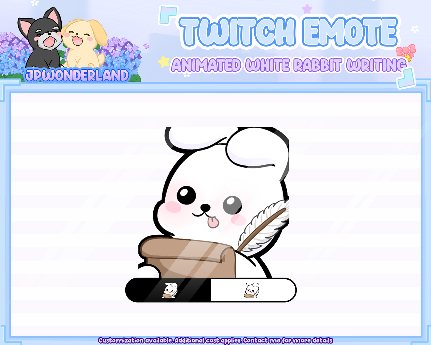 Animated Writing Emote for Twitch/Discord