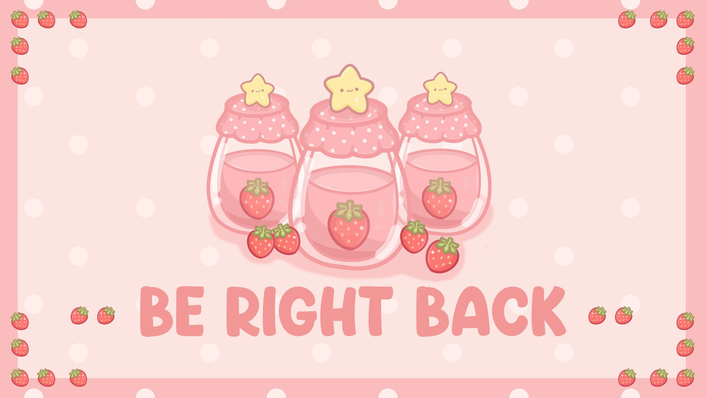 Twitch Overlay -  Offline, Starting Soon & Be Right Back Screen - JPWonderland