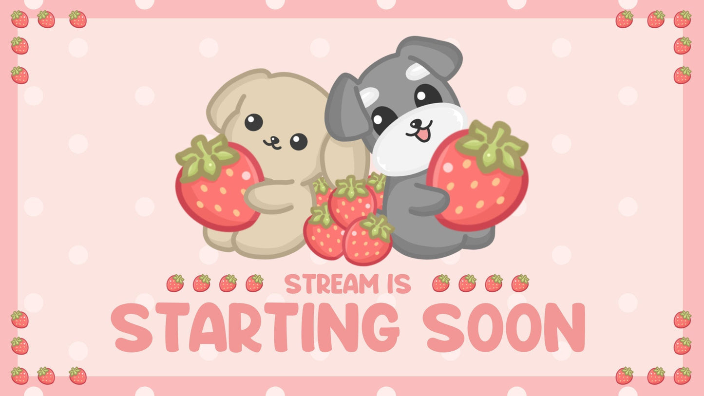 Twitch Overlay -  Offline, Starting Soon & Be Right Back Screen - JPWonderland