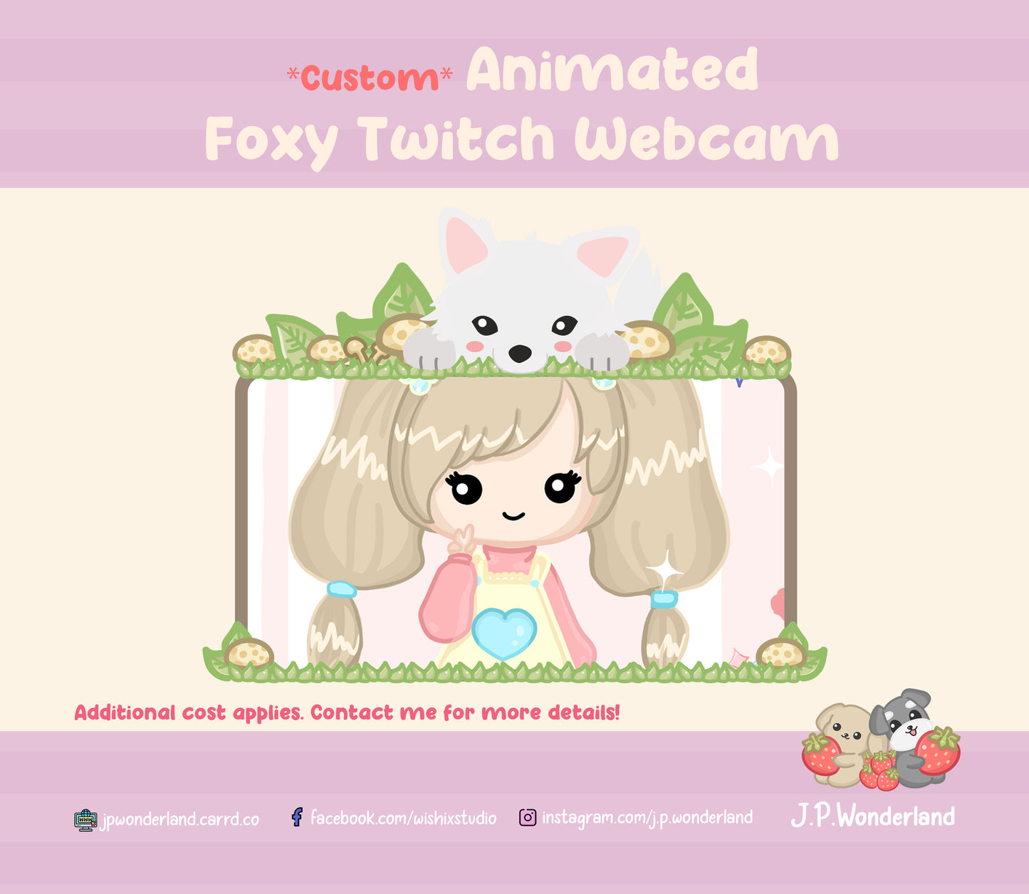 Animated Foxy Twitch Webcam