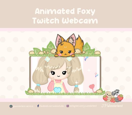 Animated Foxy Twitch Webcam