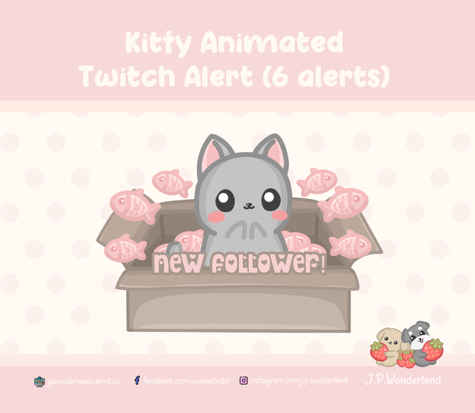 Tutorial on how to position name onto the box for Kitty in a box alert