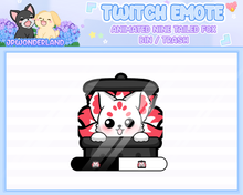 Load image into Gallery viewer, Animated Nine Tailed Fox Bin Emotes / Kumiho Rubbish Bin Emote / Gumiho Discord
