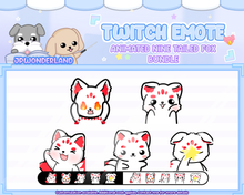 Load image into Gallery viewer, Animated Nine Tailed Fox Twitch Emotes / Kumiho Twitch Alert / Gumiho Twitch/Discord

