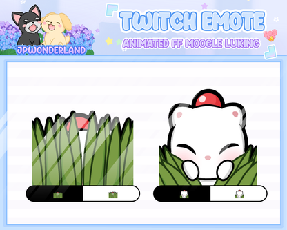 Animated Final Fantasy Moogle Luke Emote