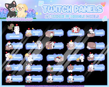 Load image into Gallery viewer, 24 Unique Final Fantasy Moogle twitch Panels
