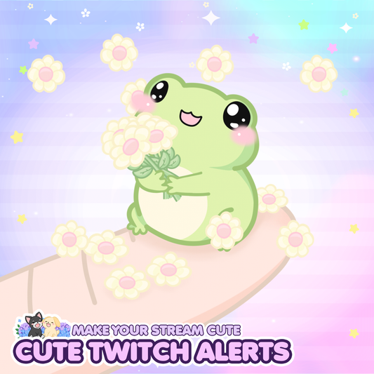Animated Tiny Frog Twitch Alerts