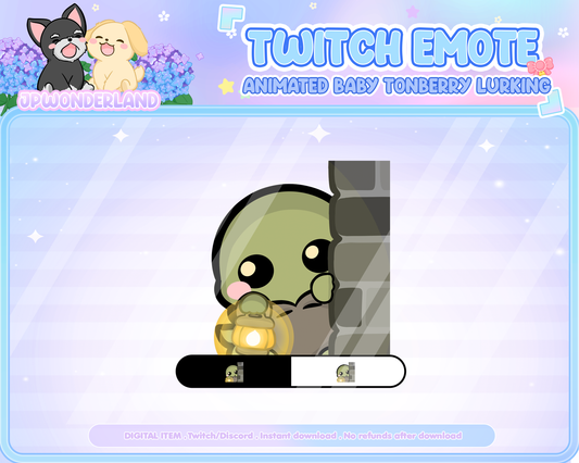 Animated Final Fantasy Baby Tonberry Twitch/Discord Emote
