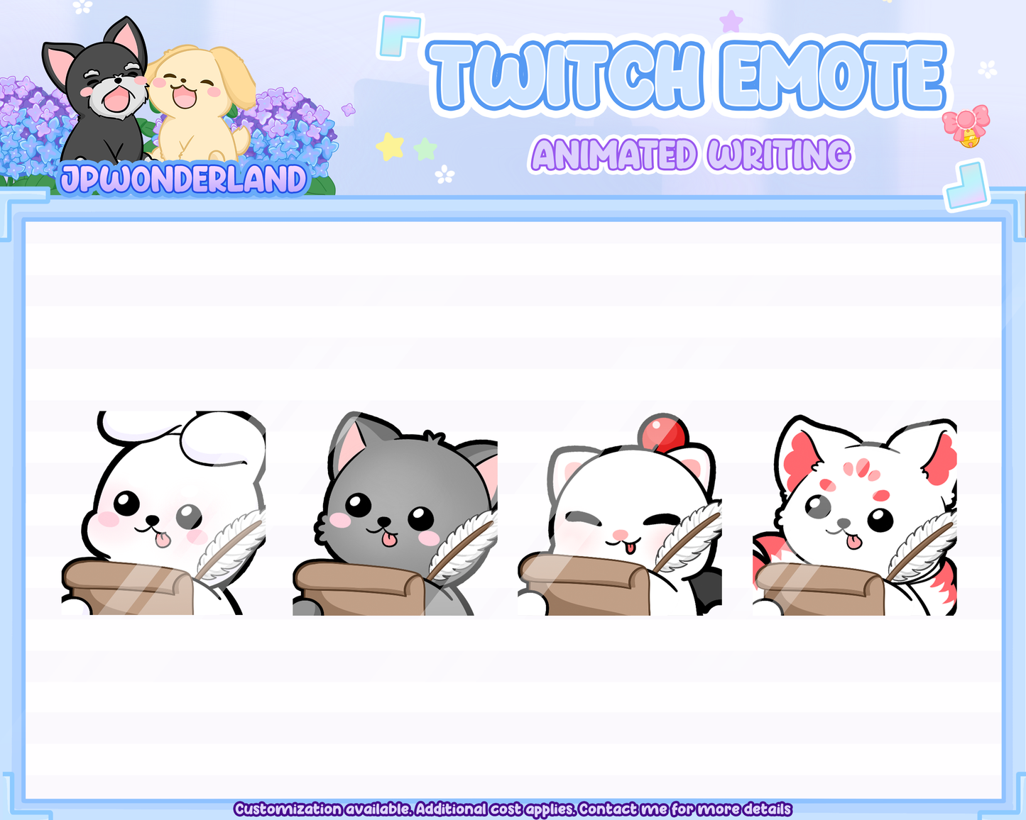 Animated Writing Emote for Twitch/Discord