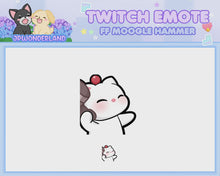 Load and play video in Gallery viewer, Animated Final Fantasy Moogle Hammer Emote
