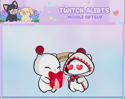 Animated FF Moogle Twitch Alerts - Gift Sub Alert