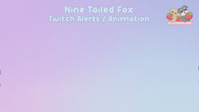 Load and play video in Gallery viewer, Full-Screen Twitch Alerts - Cute Moogle/ Grey Kitty / Nine-Tailed Fox / White Rabbit
