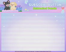 Load and play video in Gallery viewer, Animated Nine-Tailed Fox Subscribe Button Overlay w SFX / Cute Fox Animation / Stream Setup / Intro Video / Youtube / Twitch / Facebook
