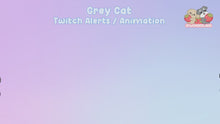 Load and play video in Gallery viewer, Full-Screen Twitch Alerts - Cute Moogle/ Grey Kitty / Nine-Tailed Fox / White Rabbit
