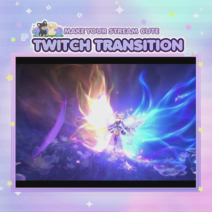 Animated Cute Unicorn Twitch Stinger Transition