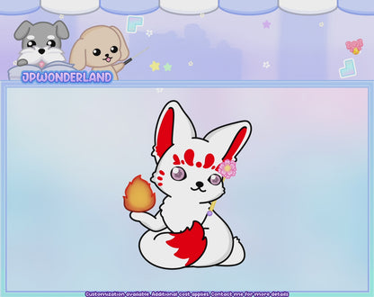 Animated Red Fox Twitch Alerts