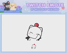 Load and play video in Gallery viewer, Animated Final Fantasy Moogle wave / hi Emote
