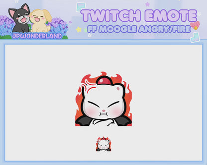 Animated Final Fantasy Fire/Angry Cactuar Emote