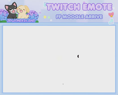 Animated Final Fantasy Moogle Arrived Emote