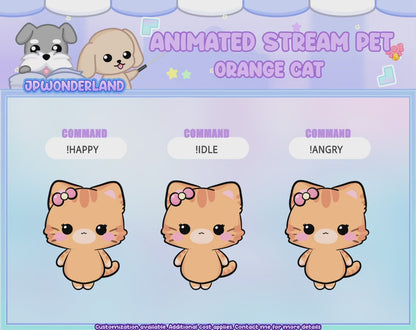 Cute Animated Cat Stream Pet