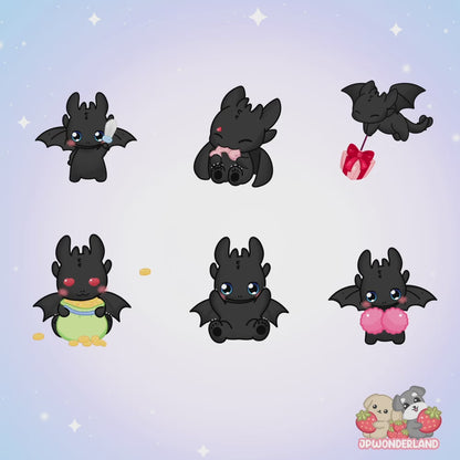 Animated Dragon Twitch Alerts - Unique Dragon Series