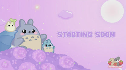 Animated Twitch Screens - Ghibli Totoro
