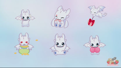 Animated Dragon Twitch Alerts - Unique Dragon Series