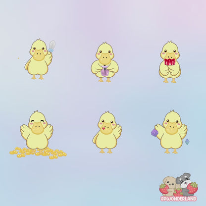Unique Animated Yellow Ducky Twitch Alerts / Twitch Alert / Twitch Overlay