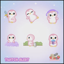 Load and play video in Gallery viewer, Unique Animated Penguin Twitch Alerts
