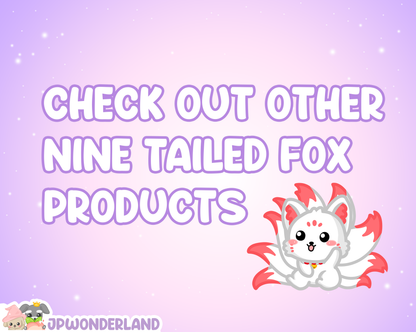 Cute Nine Tailed Fox / Gumiho / Kumiho Twitch Overlay compatible with streamlabs / obs studio