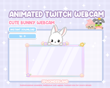 Load image into Gallery viewer, Animated BunnyTwitch Webcam
