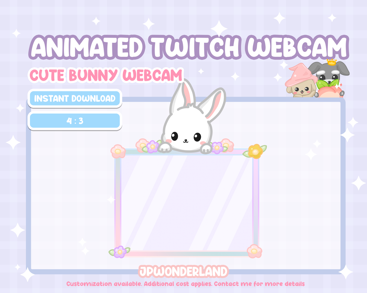 Animated BunnyTwitch Webcam