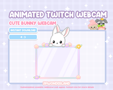 Load image into Gallery viewer, Animated BunnyTwitch Webcam
