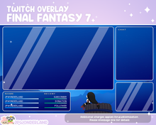 Load image into Gallery viewer, Final Fantasy Twitch Overlay / FF7 / Tifa
