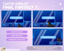 Load image into Gallery viewer, Final Fantasy Twitch Overlay / FF7 / Tifa
