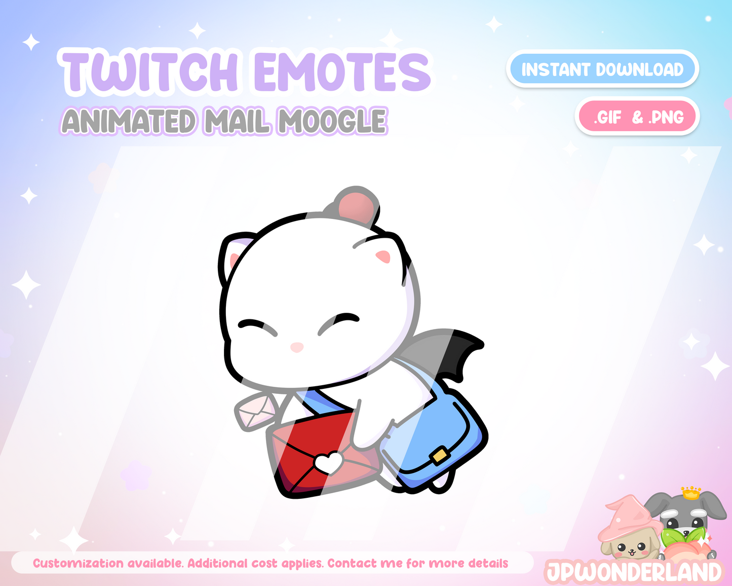 Animated Final Fantasy Mail Twitch Emotes / Twitch Overlay / Stream Emote / Discord Emotes