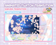 Load image into Gallery viewer, Animated Sakura Twitch Transition
