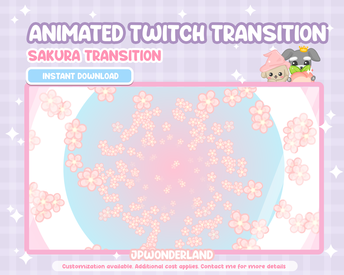 Animated Sakura Twitch Transition