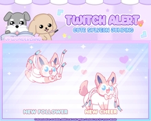 Load image into Gallery viewer, Cute animated Twitch Alerts - Sylveon
