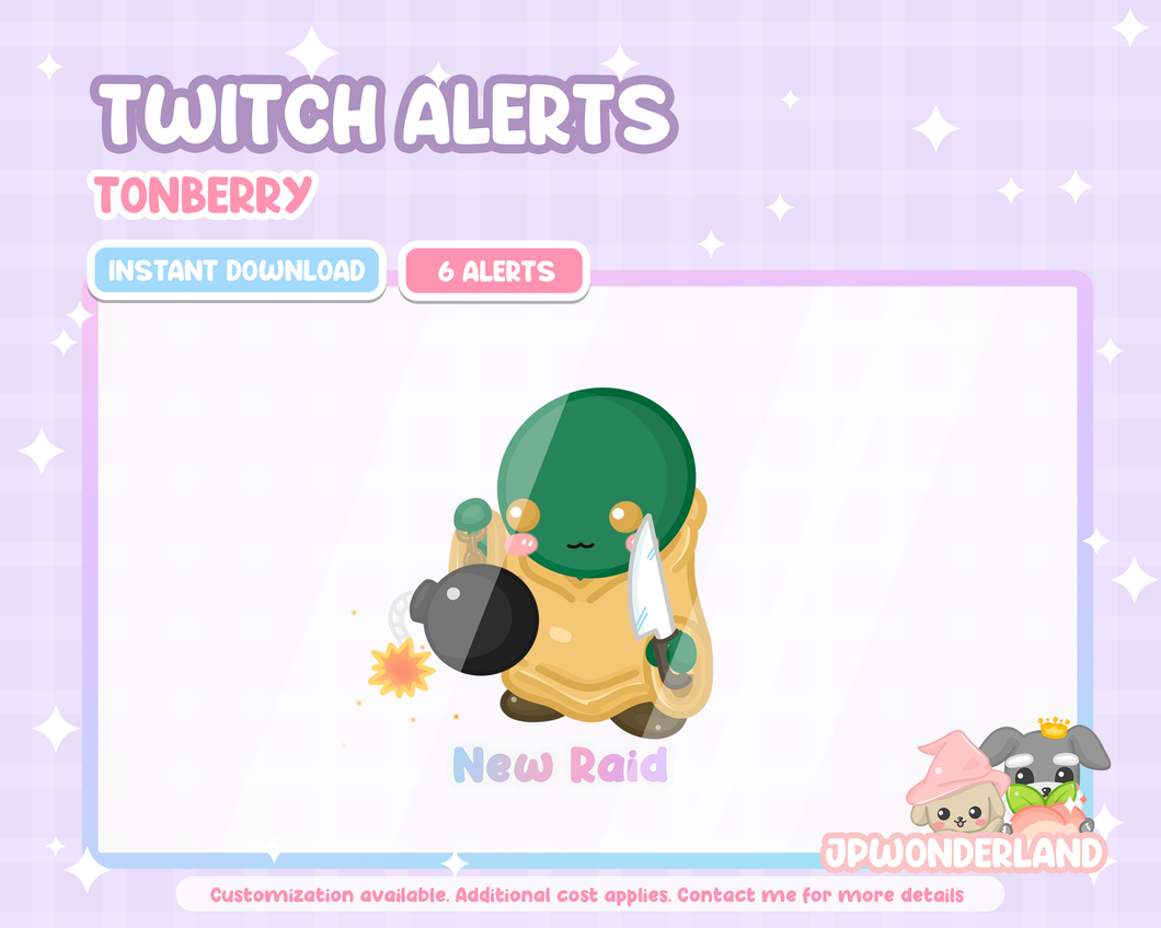 Animated Twitch Alerts - Final Fantasy VII Tonberry