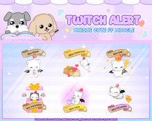 Load image into Gallery viewer, Unique Animated FF Twitch Alerts - Final Fantasy Moogle/ FF Chibi
