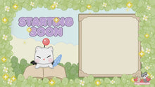Load and play video in Gallery viewer, Animated Moogle Twitch Screens -  Starting Soon, Be Right Back, Ending Screens
