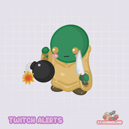 Animated Twitch Alerts - Final Fantasy VII Tonberry