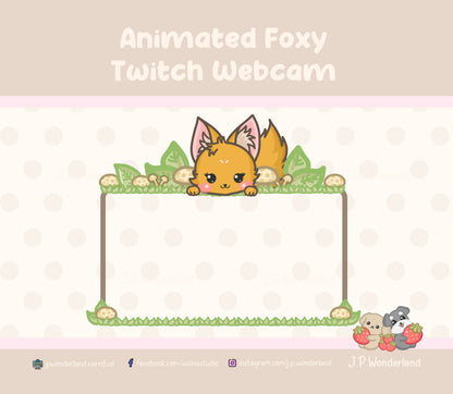 Animated Foxy Twitch Webcam
