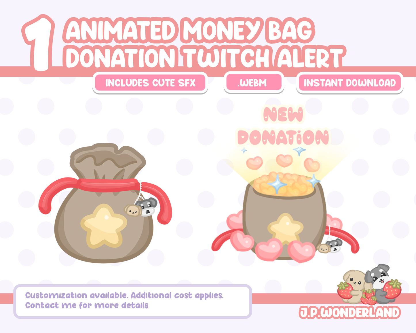 Animated Coin Bag Twitch Alert