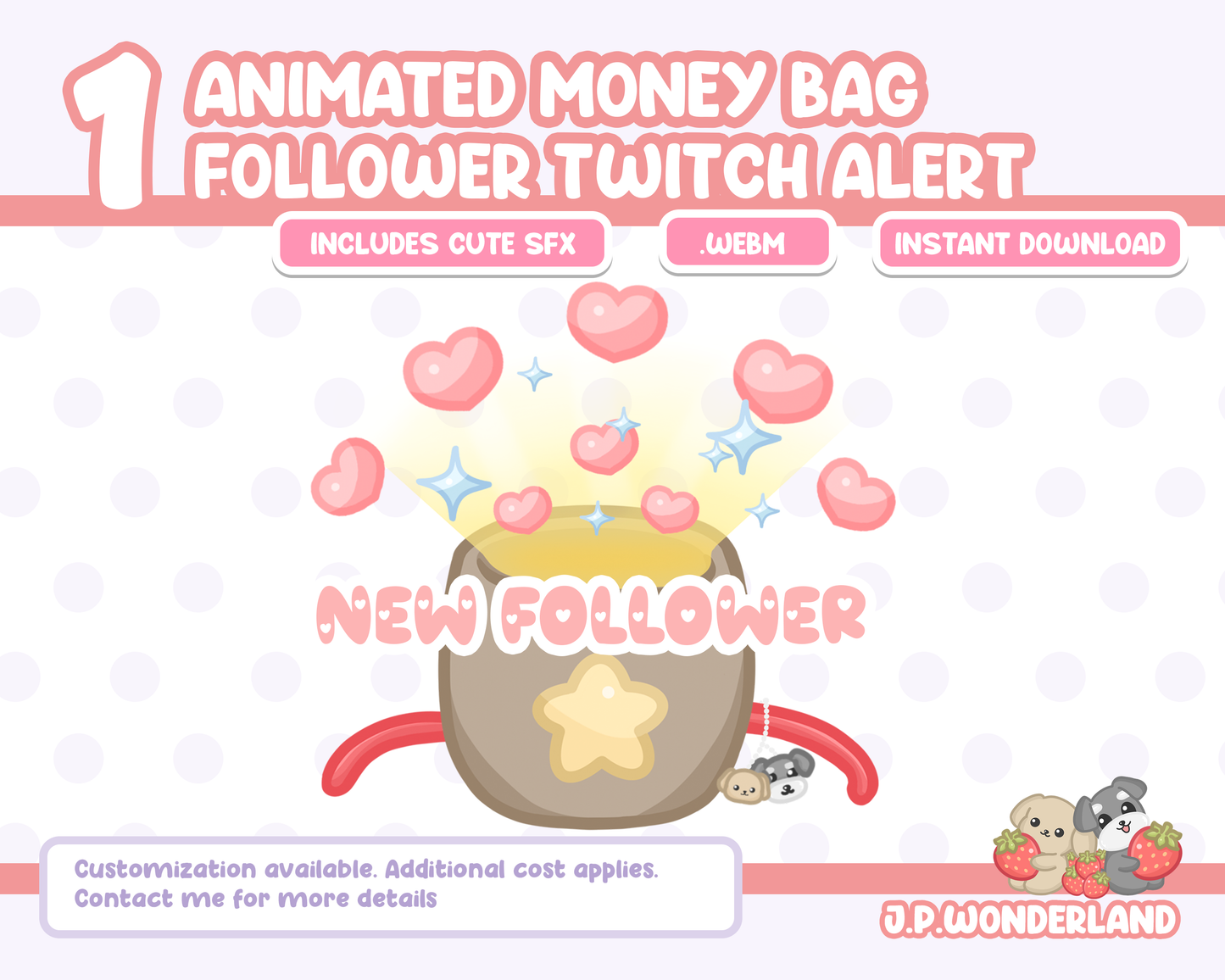 Animated Coin Bag Twitch Alert